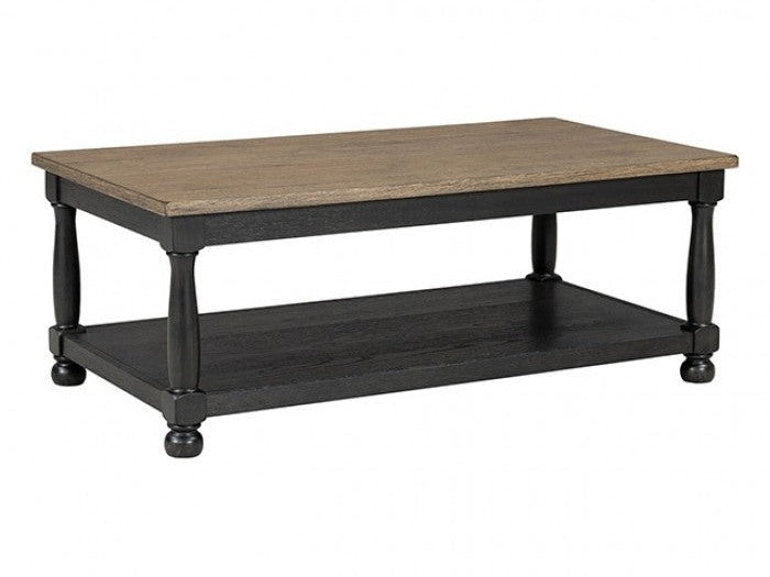 Neue Mills Weathered Black/Brown Coffee Table