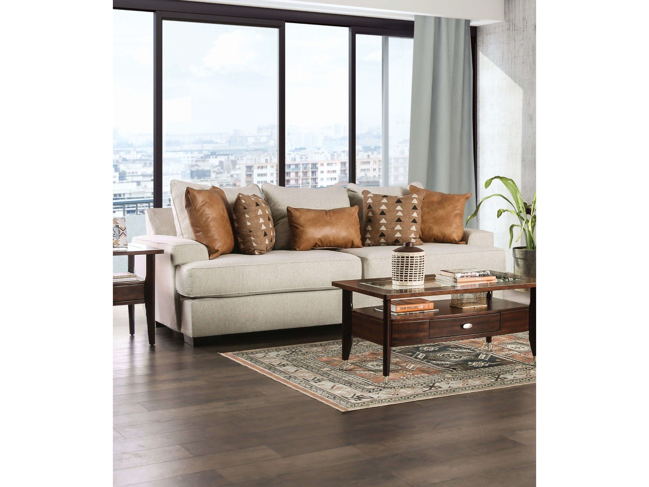 New meadows Sand/Caramel Sofa