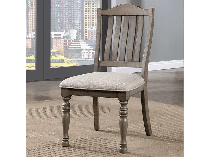 Newcastle Antique Gray/Gray Side Chair (Set of 2)