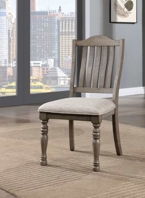 Newcastle Antique Gray/Gray Side Chair (Set of 2)