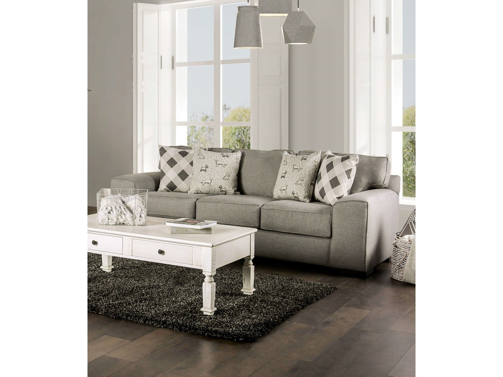 Newry Gray Sofa