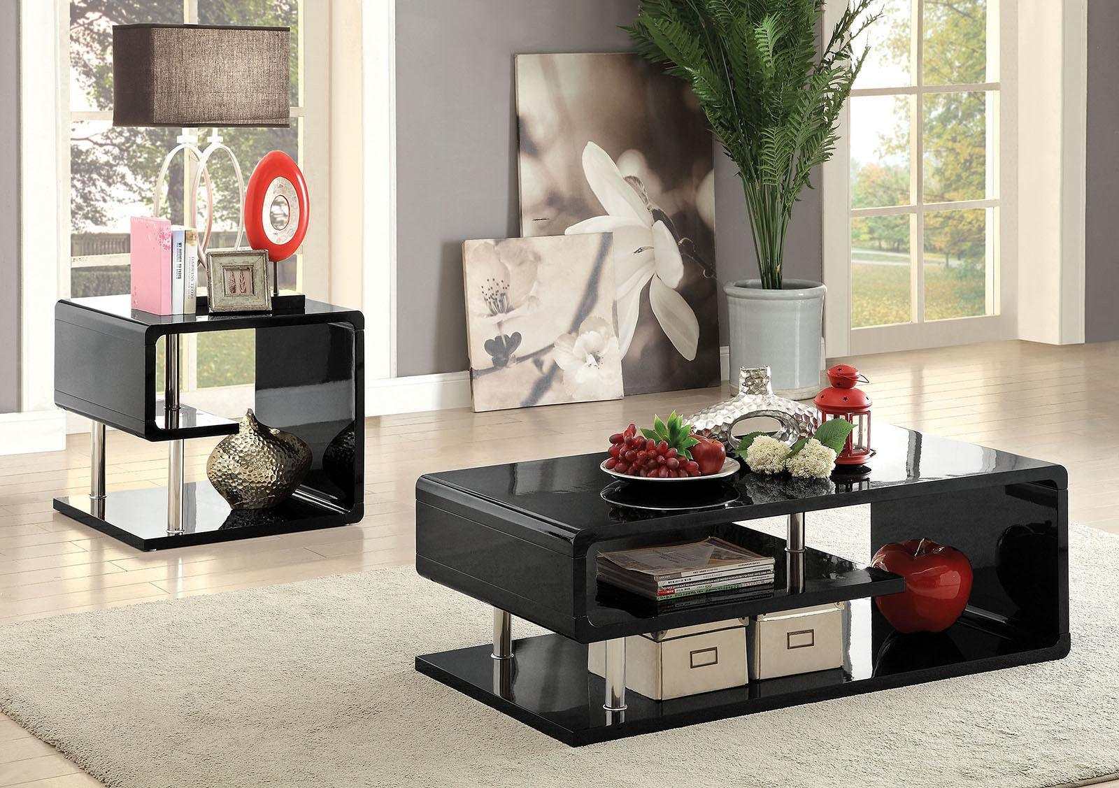 Ninove Black End Table