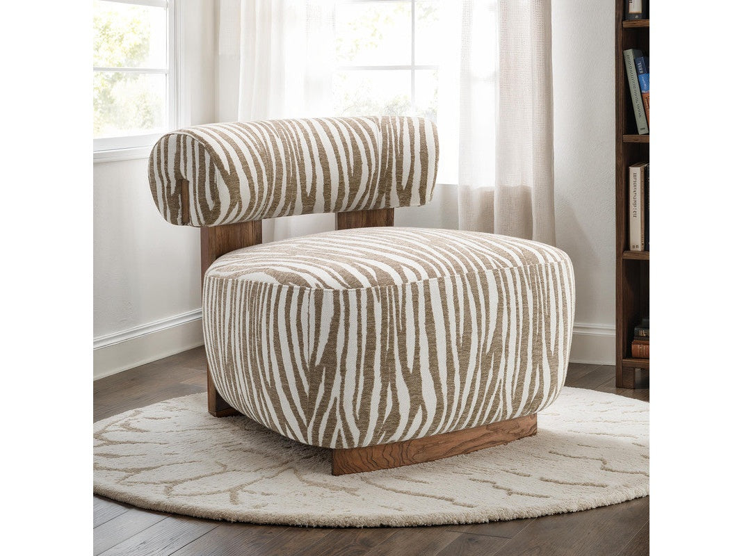 Niobe Beige Accent Chair
