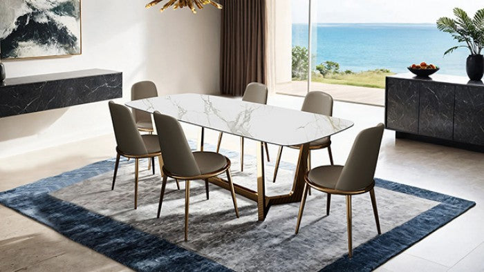 Norelli Gold/Taupe Dining Table