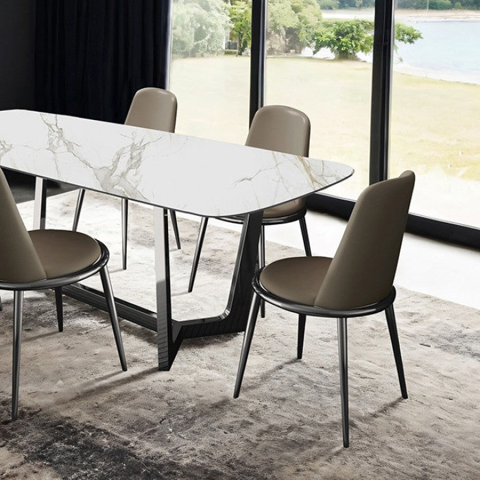 Norelli Silver/Taupe 7 Piece Dining Set