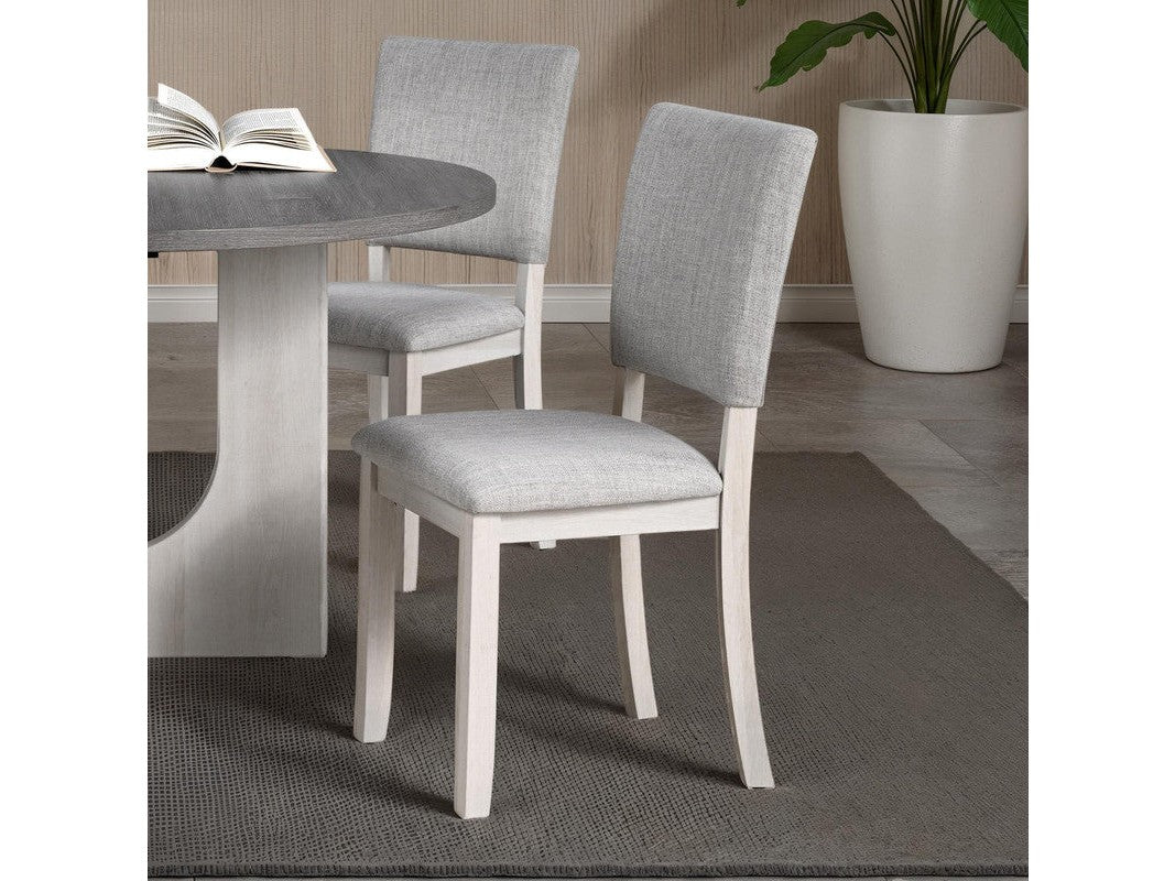 Oberto Gray Side Chair (Set of 4)