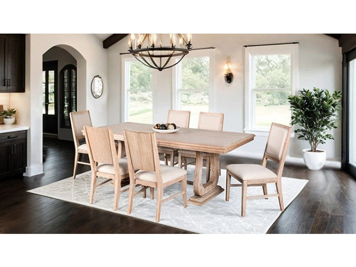 Orbetello Natural/Beige 7 Piece Dining Set