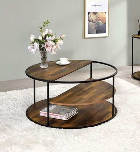 Orrin Black & Walnut Coffee Table