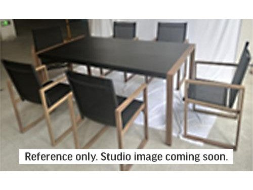 Oswego Black-Natural Outdoor Chair