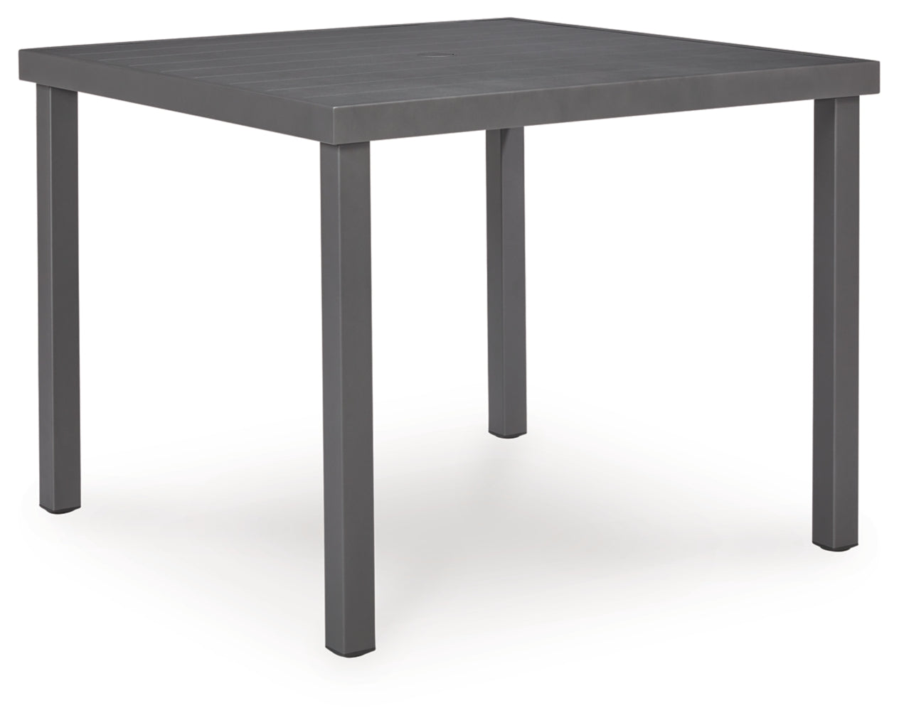 Point Bonita Square Dining Table with Umbrella Option
