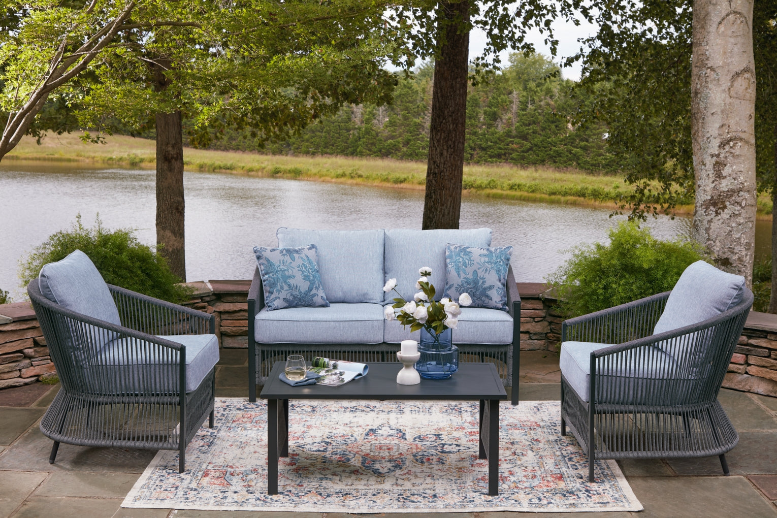 Bodega Island Love/Chairs/ Table Set (4/CN)