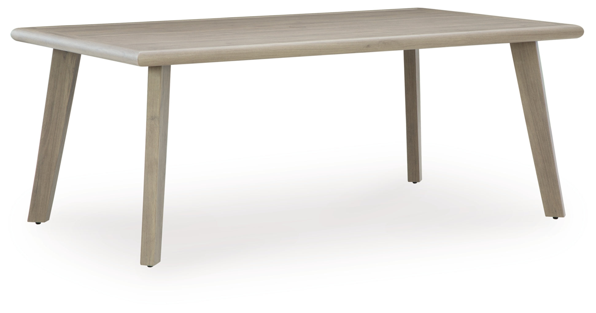 Carisbo RECT Dining Table with Umbrella Option