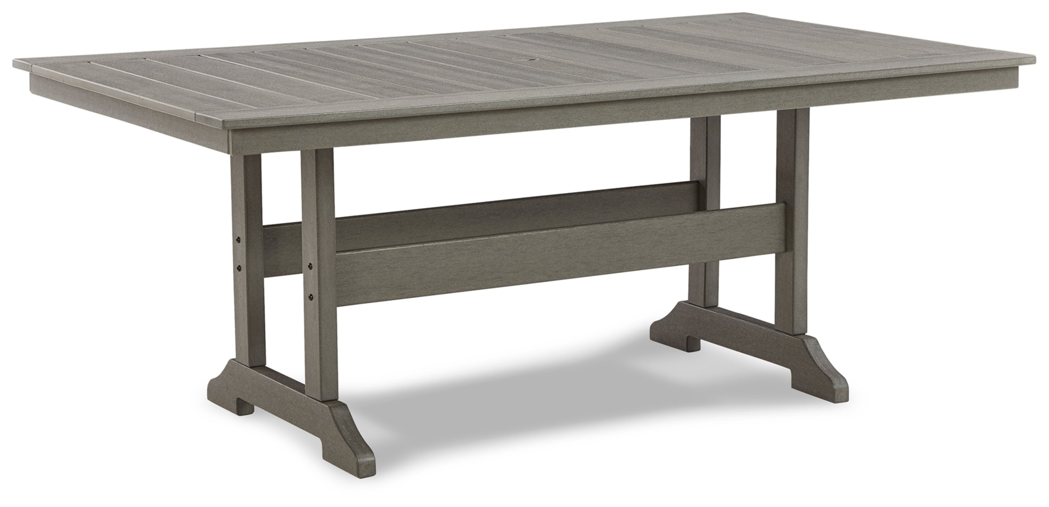 Visola RECT Dining Table with Umbrella Option