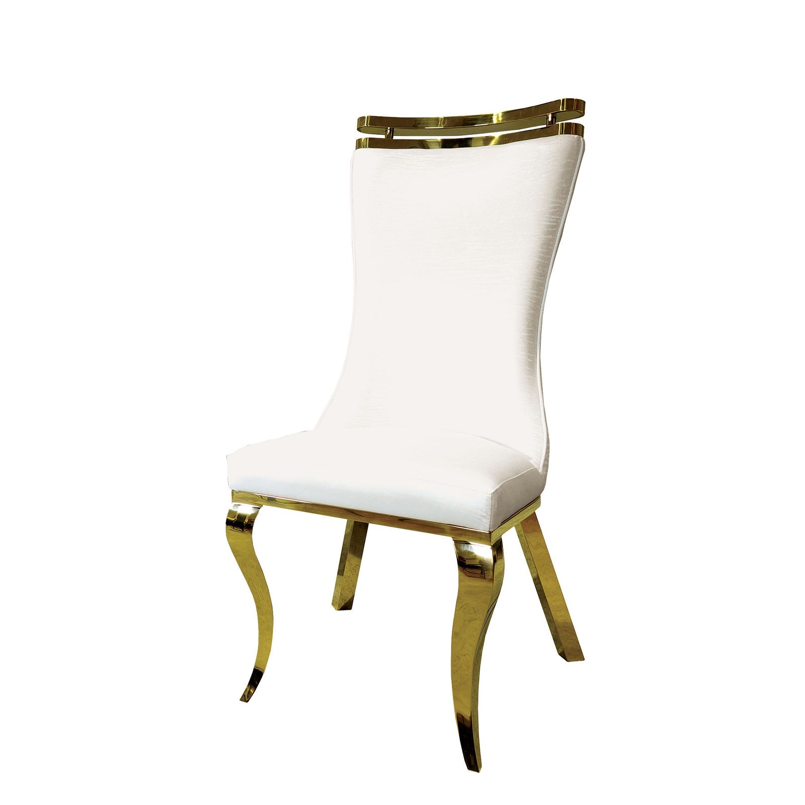 Palazzo Gold/White Chair (Set of 2)
