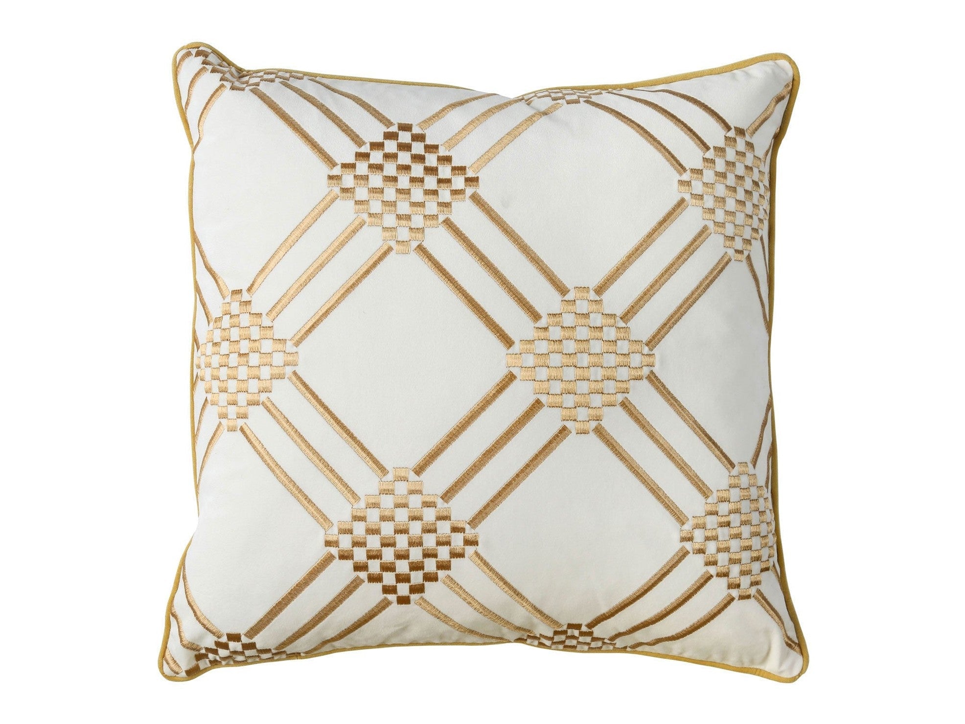 Pam Ivory/Yellow Pillow (Set of 2)