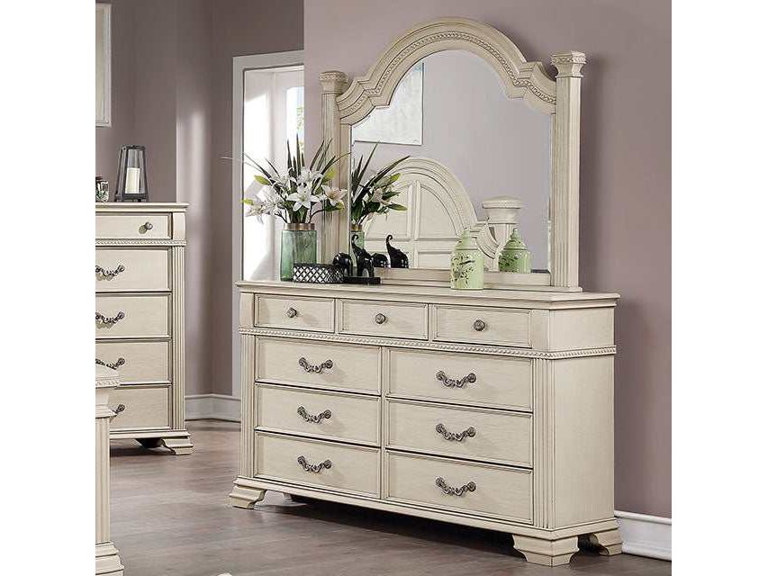 Pamphilos Antique White Dresser