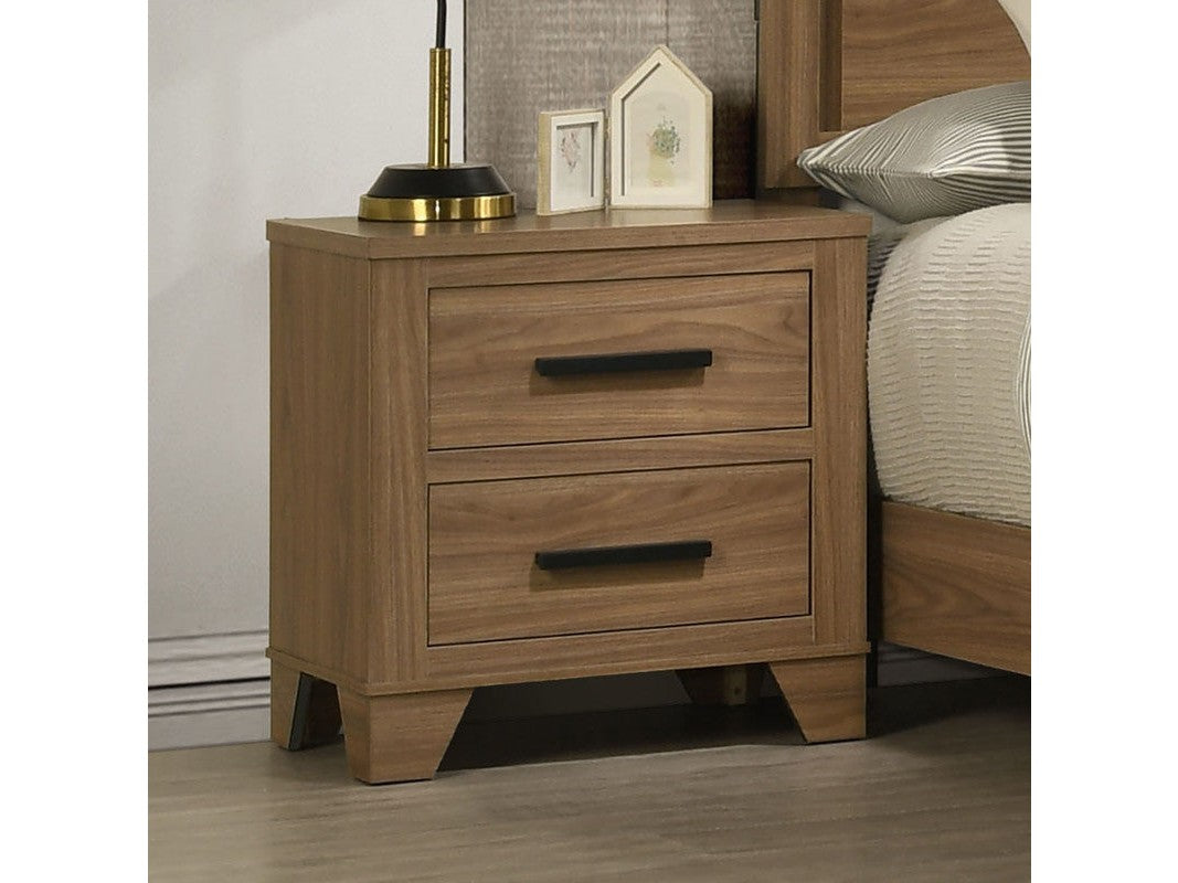 Panelli Walnut Nightstand