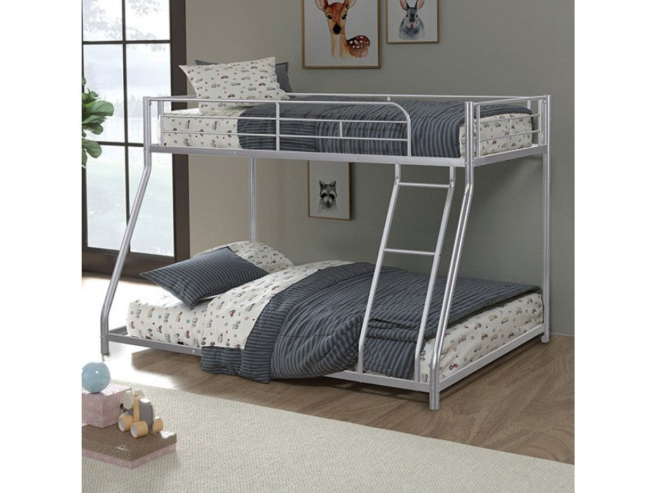 Panos Silver Twin/Twin Bunk Bed