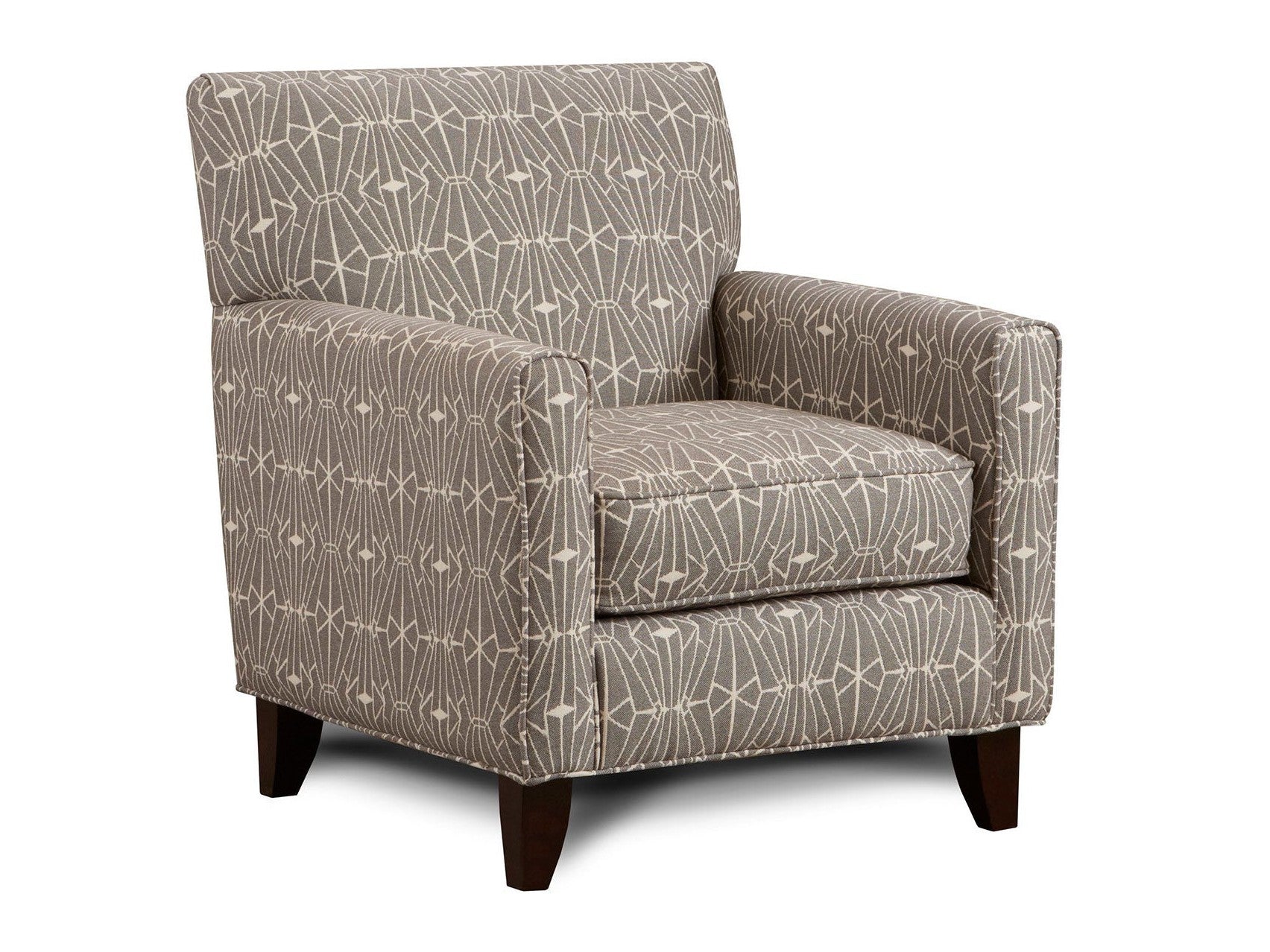 Parker Gray/Pattern Crystal Pattern Chair