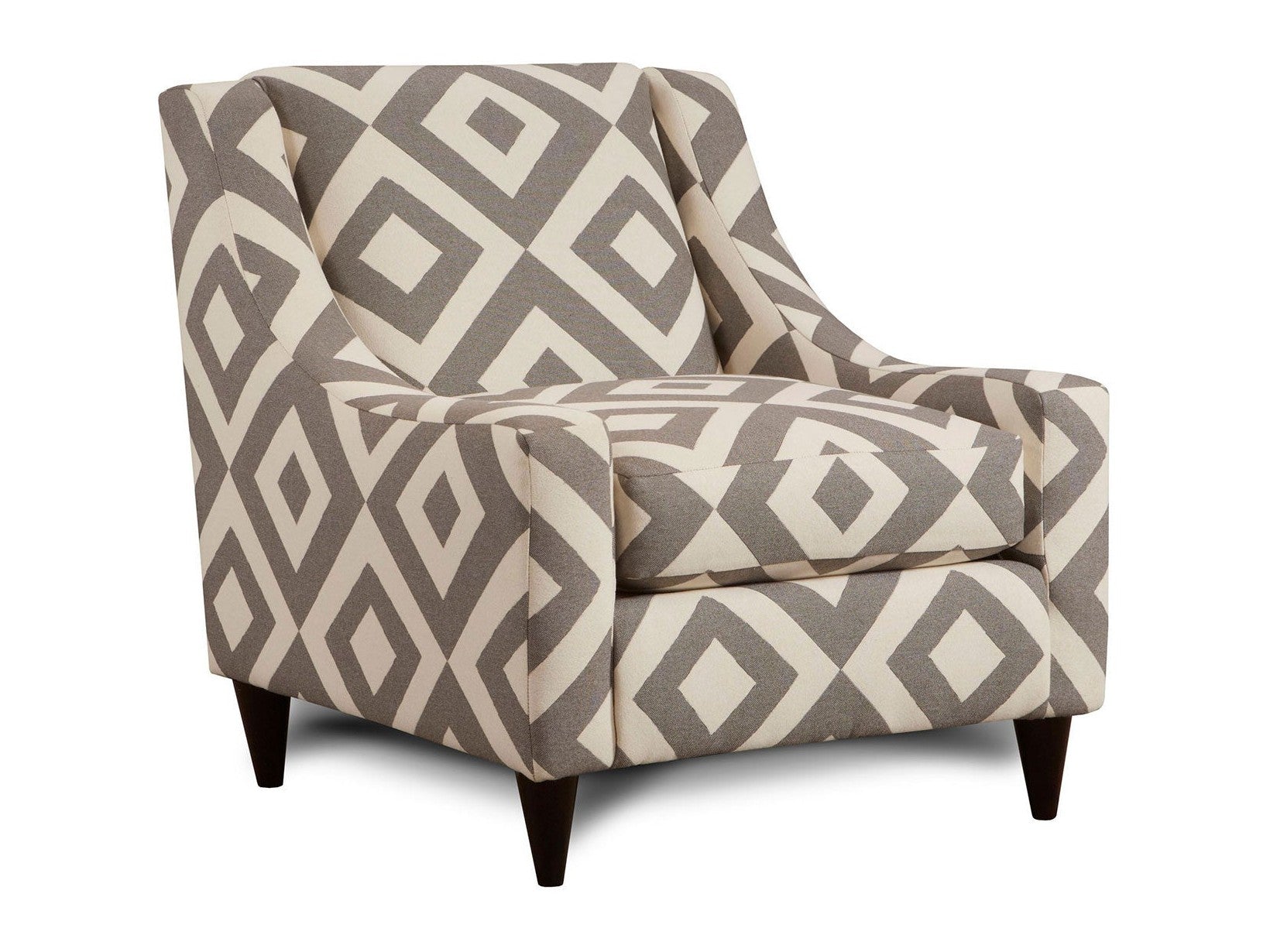 Parker Gray/Pattern Diamond Pattern Chair