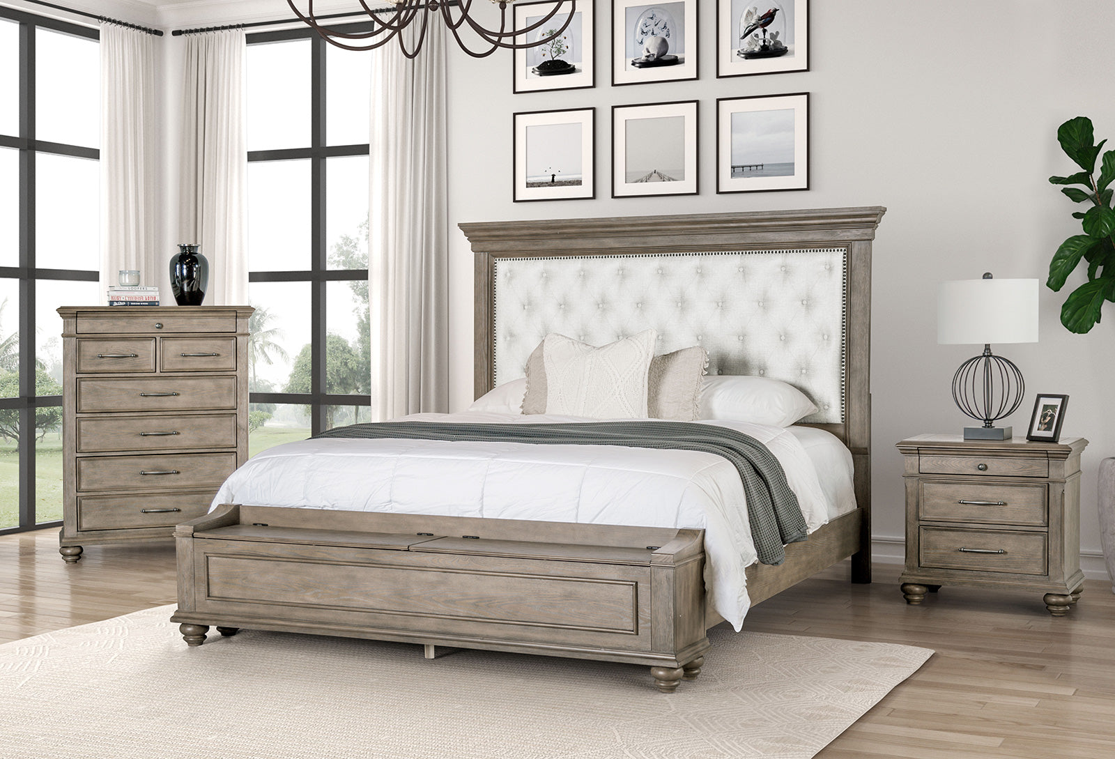 Philomath Weathered Oak Chest