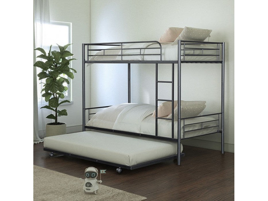 Philotus Black Twin/Twin Bunk Bed