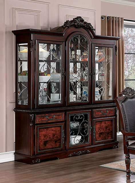 Picardy Brown Cherry Hutch & Buffet