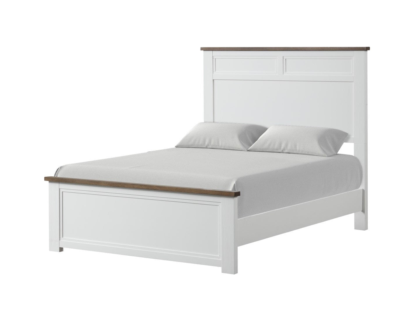 Pinetop White Full Bed