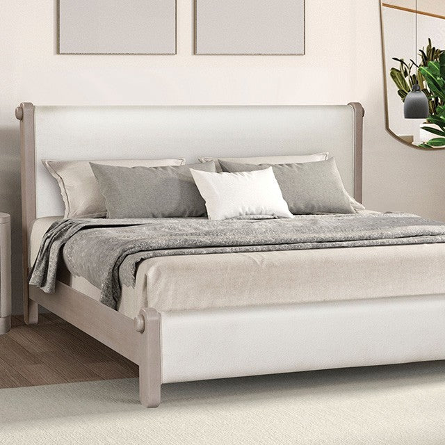 Pocatello White Oak Queen 5 Piece Bedroom Set w/2 Nightstands