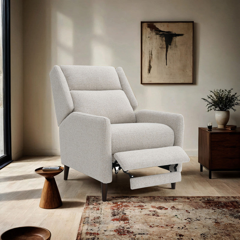 Psyche Beige Pushback Recliner
