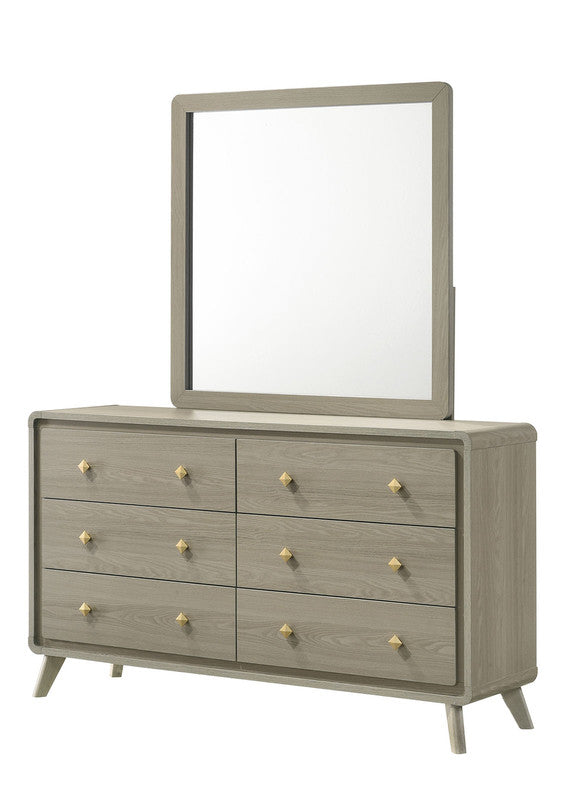 Rainier Gray Mirror w/ LED