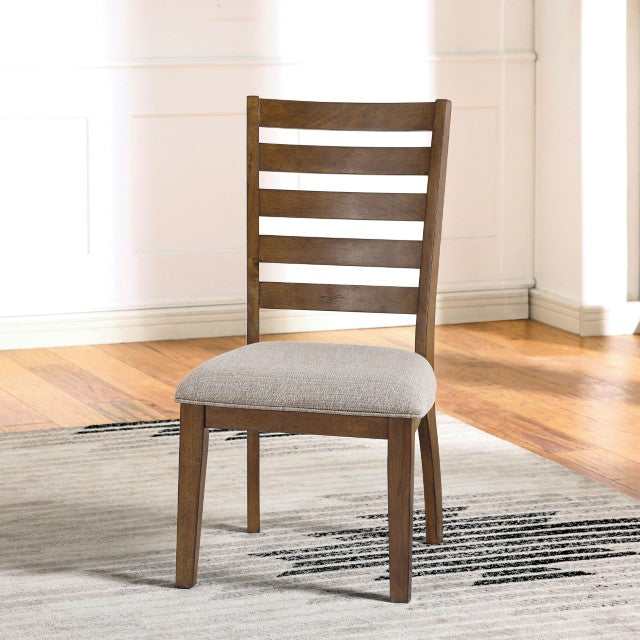 Rapidview Walnut/Light Gray Side Chair (Set of 2)