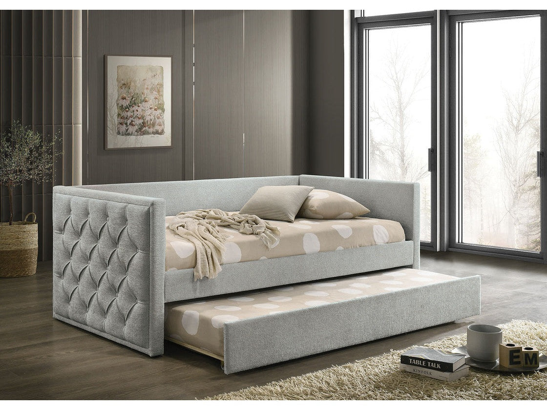 Renzi Gray Twin Daybed w/ Trundle