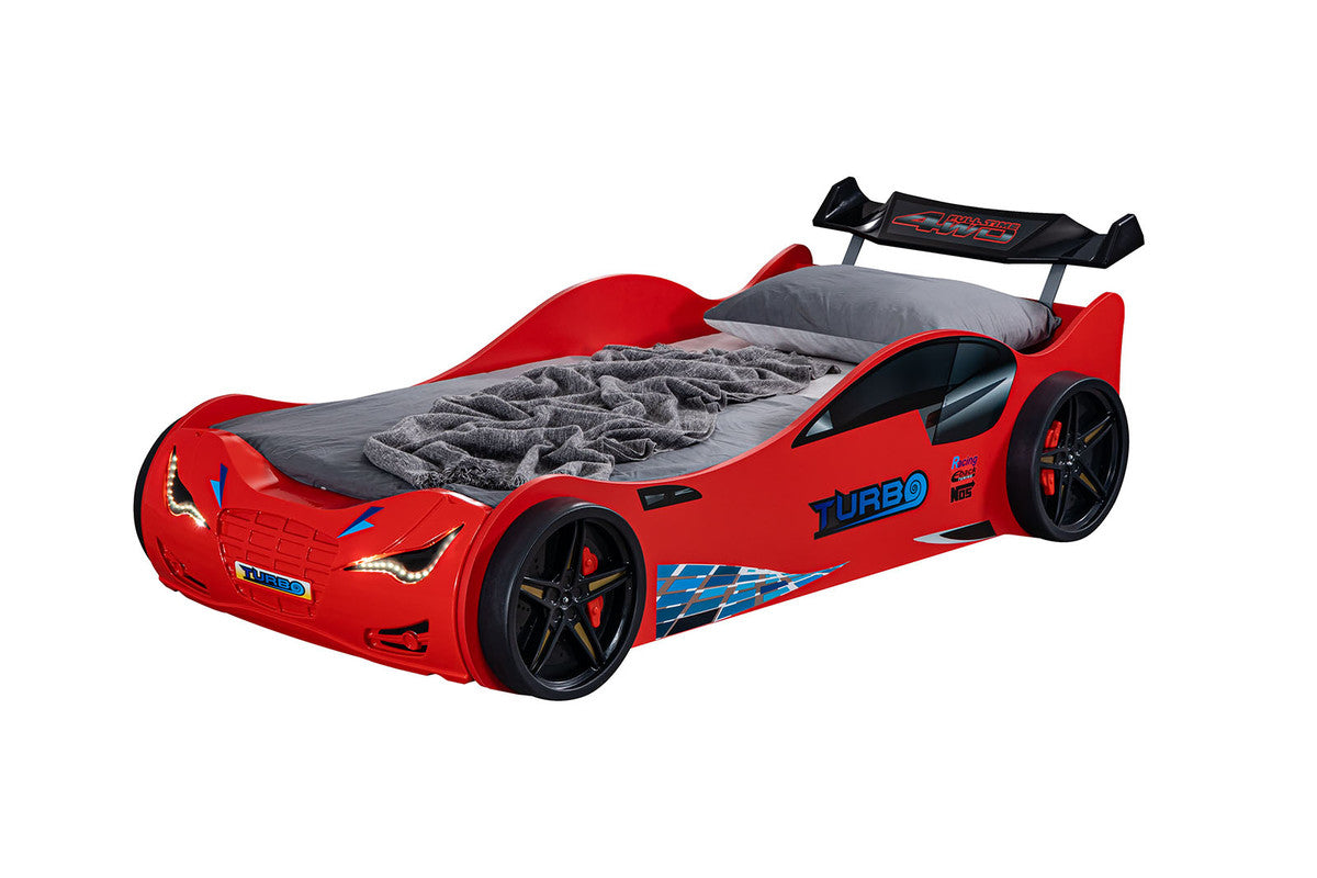Roadstar Red Car Bed