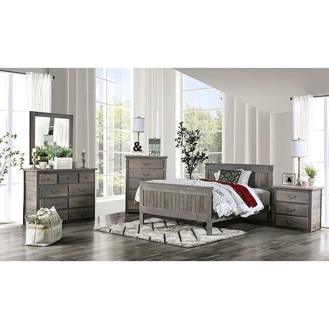 Rockwall Weathered Gray Queen Bed