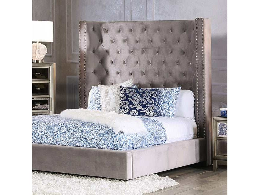 Rosabelle Gray Eastern King Bed