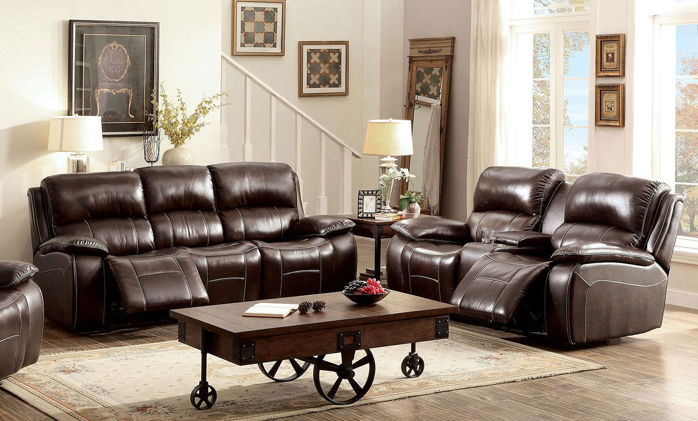 Ruth Brown Sofa & Love Seat & Chair