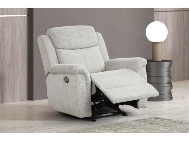 Sandbach Light Gray Glider Recliner