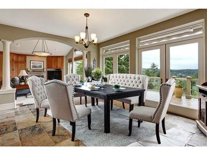 Sania III Black & Beige 6pc Dining Room Set w/ 3 Seater Bench