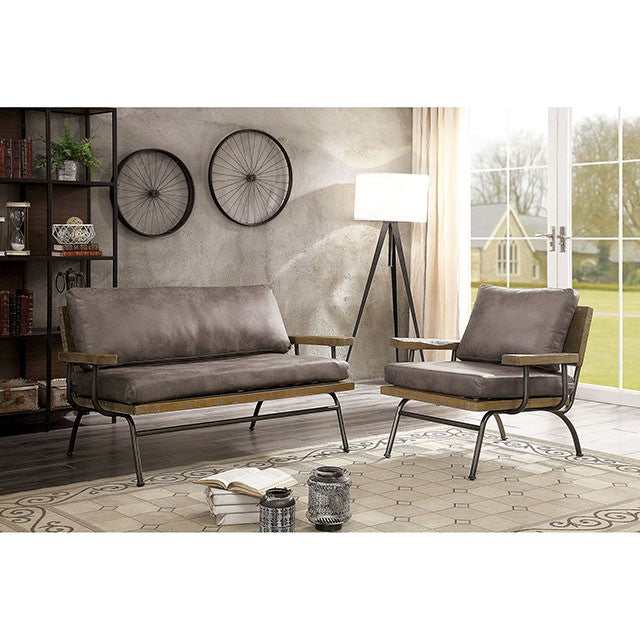 Santiago Ash Brown Loveseat