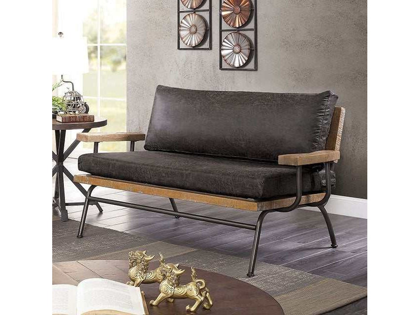 Santiago Dark Gray Loveseat