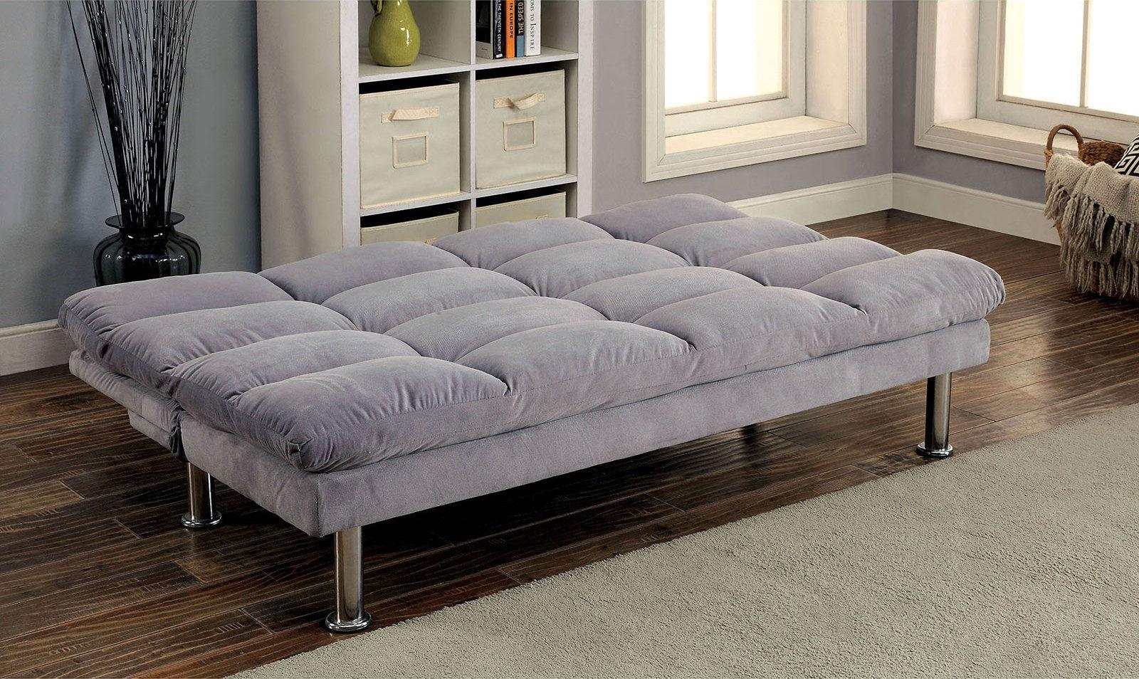 Saratoga Gray Futon Sofa Bed