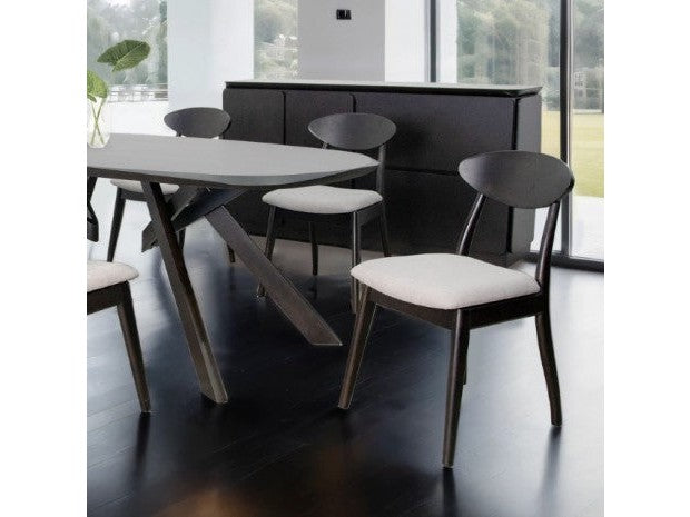 Sargans Black Dining Table