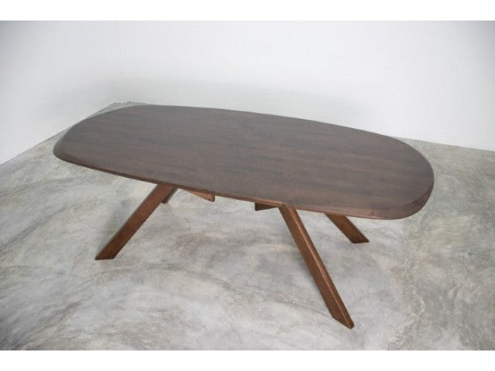 Sargans Rich Walnut Dining Table
