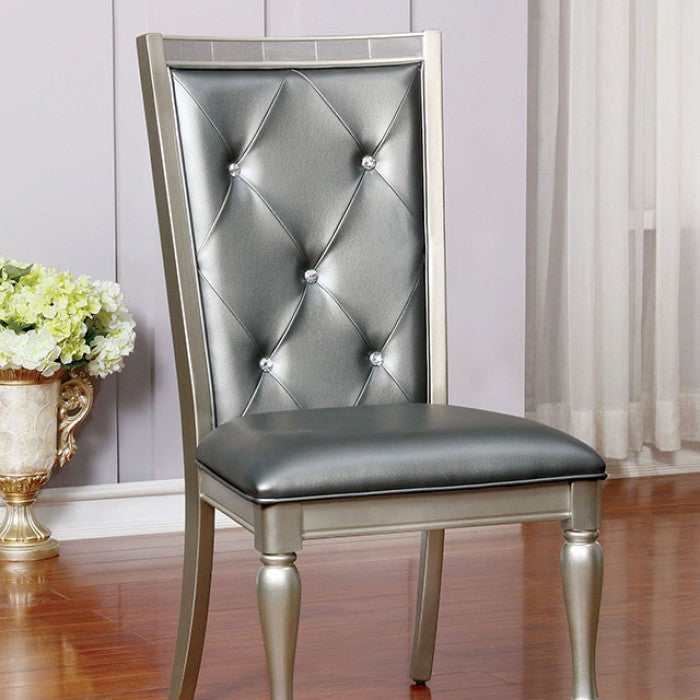 Sarina Silver Side Chair (Set of 2)