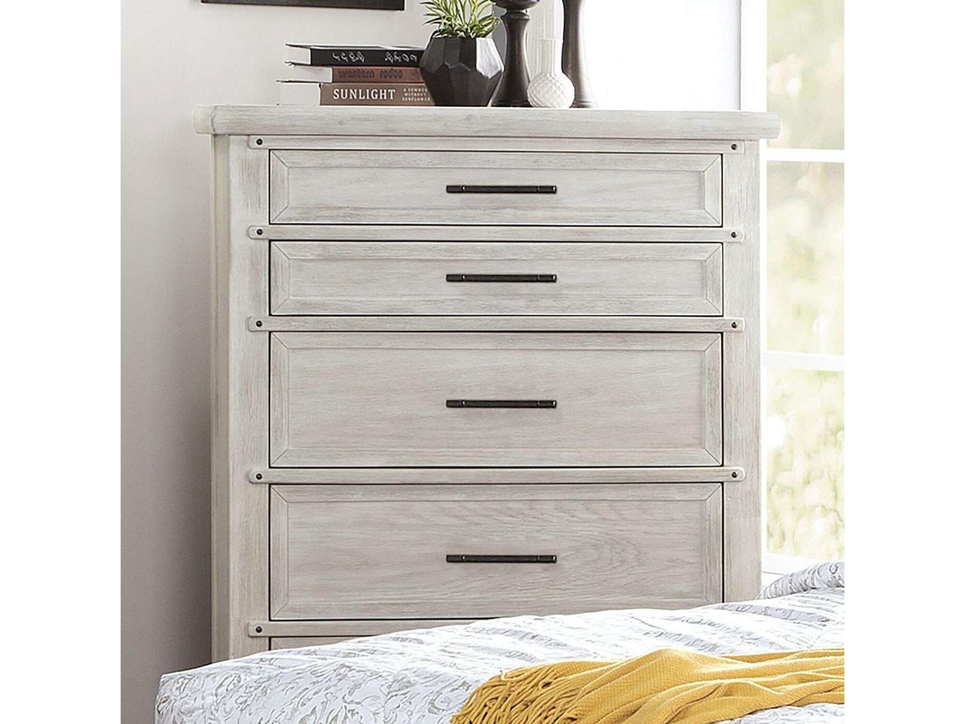 Shawnette Antique White Chest