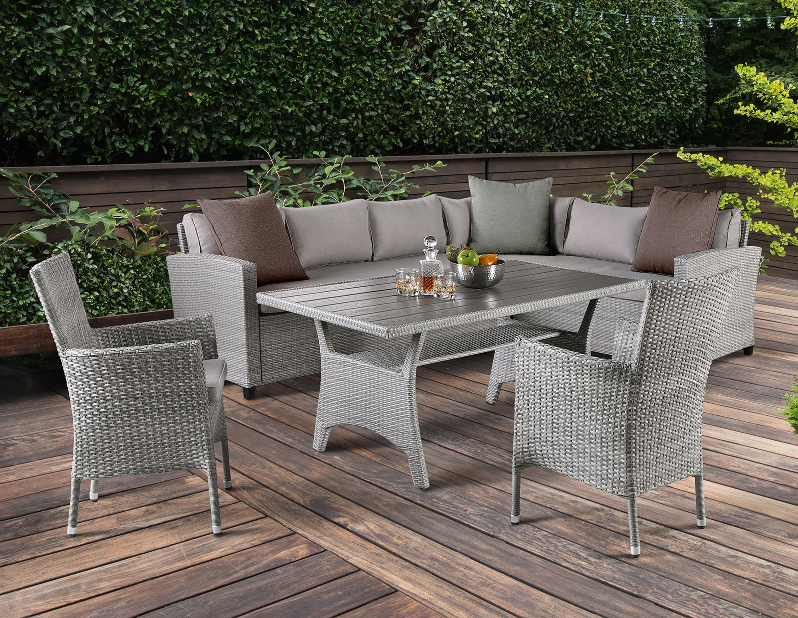 Shonda Gray 5 Pc. Patio Dining Set
