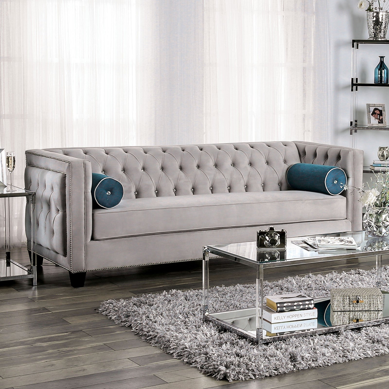 Silvan Gray Sofa & Loveseat