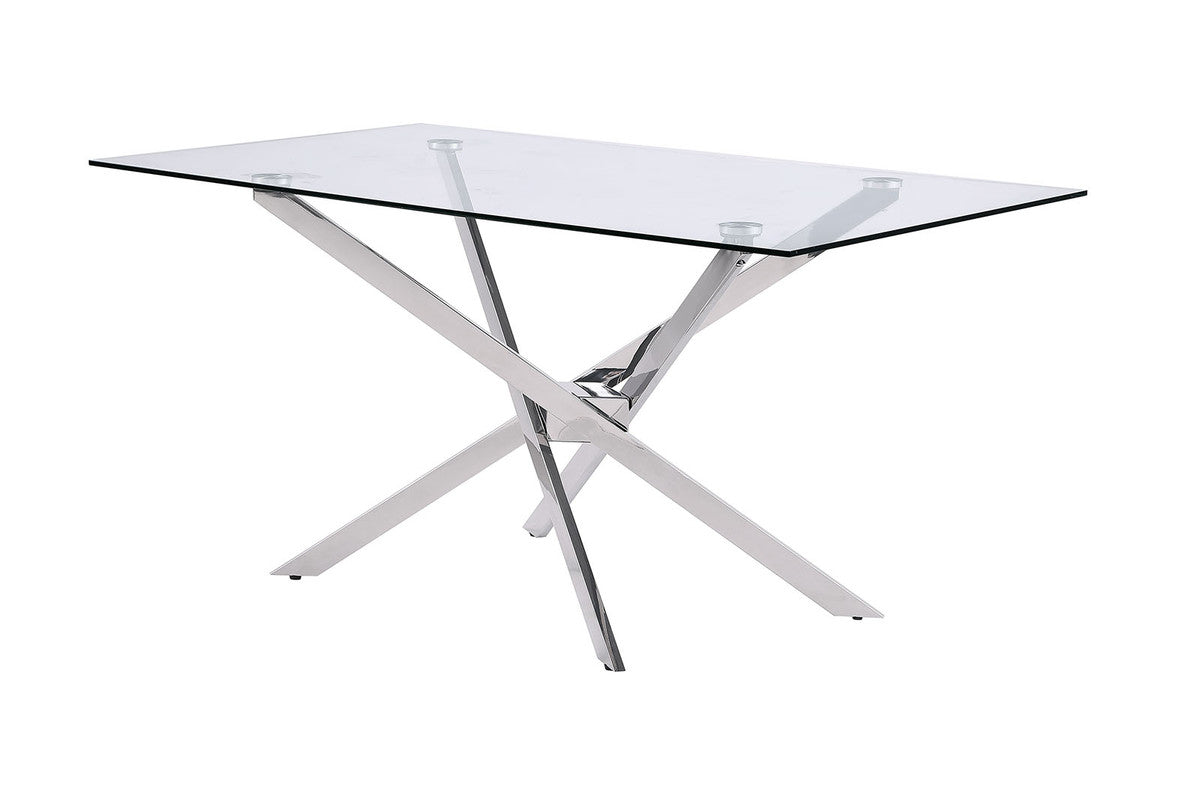 Silveria Chrome Dining Table