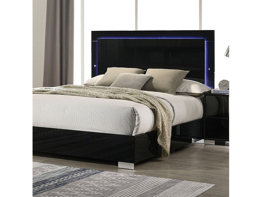 Sinistra Black Eastern King Bed